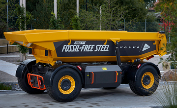 VOLVO, DÜNYANIN İLK YENİLENEBİLİR ENERJİYLE ÜRETİLMİŞ ÇELİKTEN ÜRETİLEN MAKİNASINI PİYASAYA SÜRDÜ!